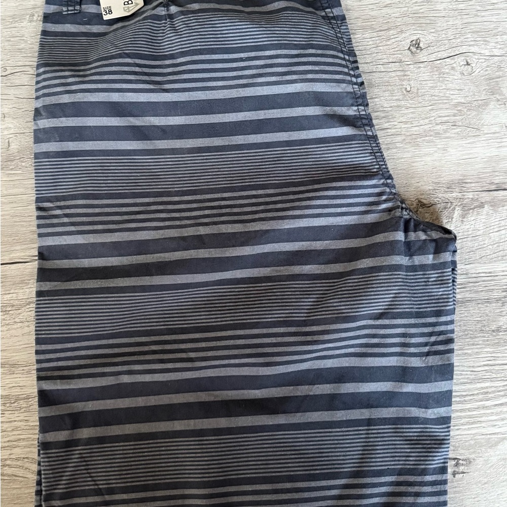 Black Jack Bermuda Shorts Men’s 38 Blue Stripe Surfing Beach Summer NWT
